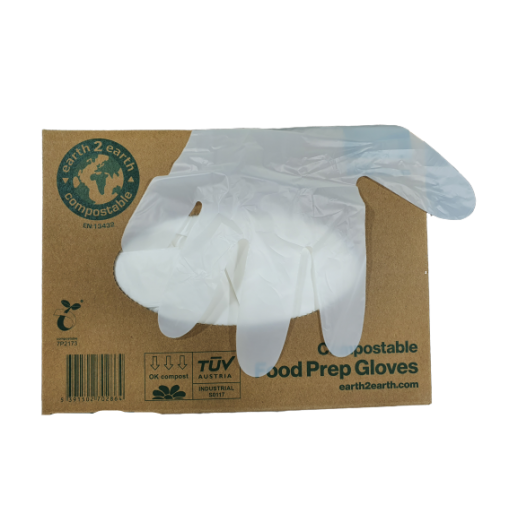 COMPOSTABLE FOOD PREP GLOVES LRG-2400(Z)