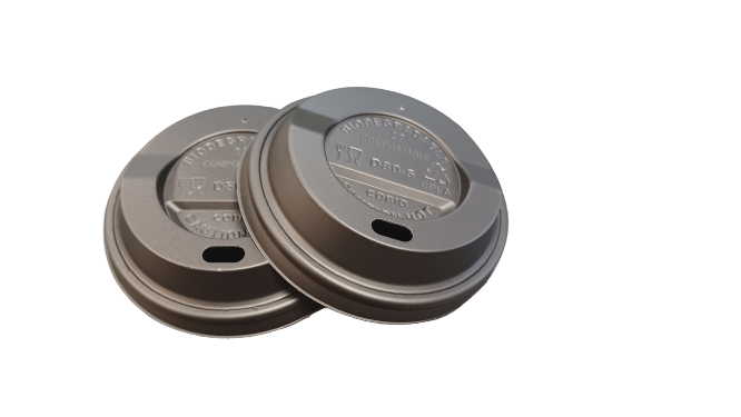 COFFEE CUP LID 8OZ BLACK CPLA - 1000