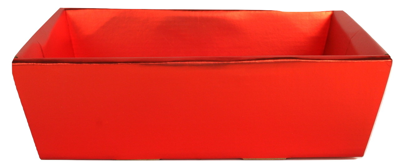 RED TRAY FOLDED BOX X24 (658913)