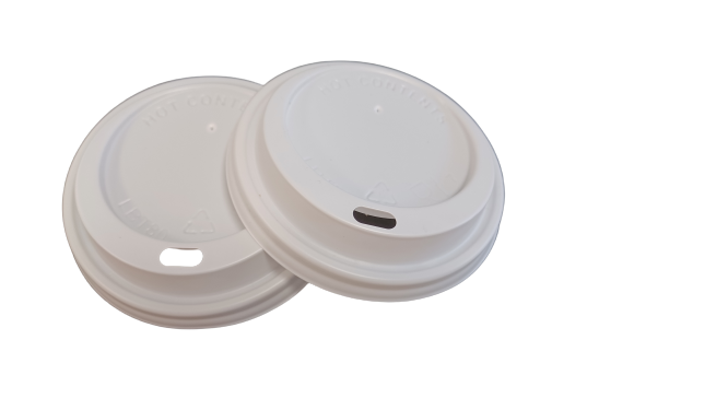 COFFEE CUP LID 8OZ WHITE - 1000 (CD)