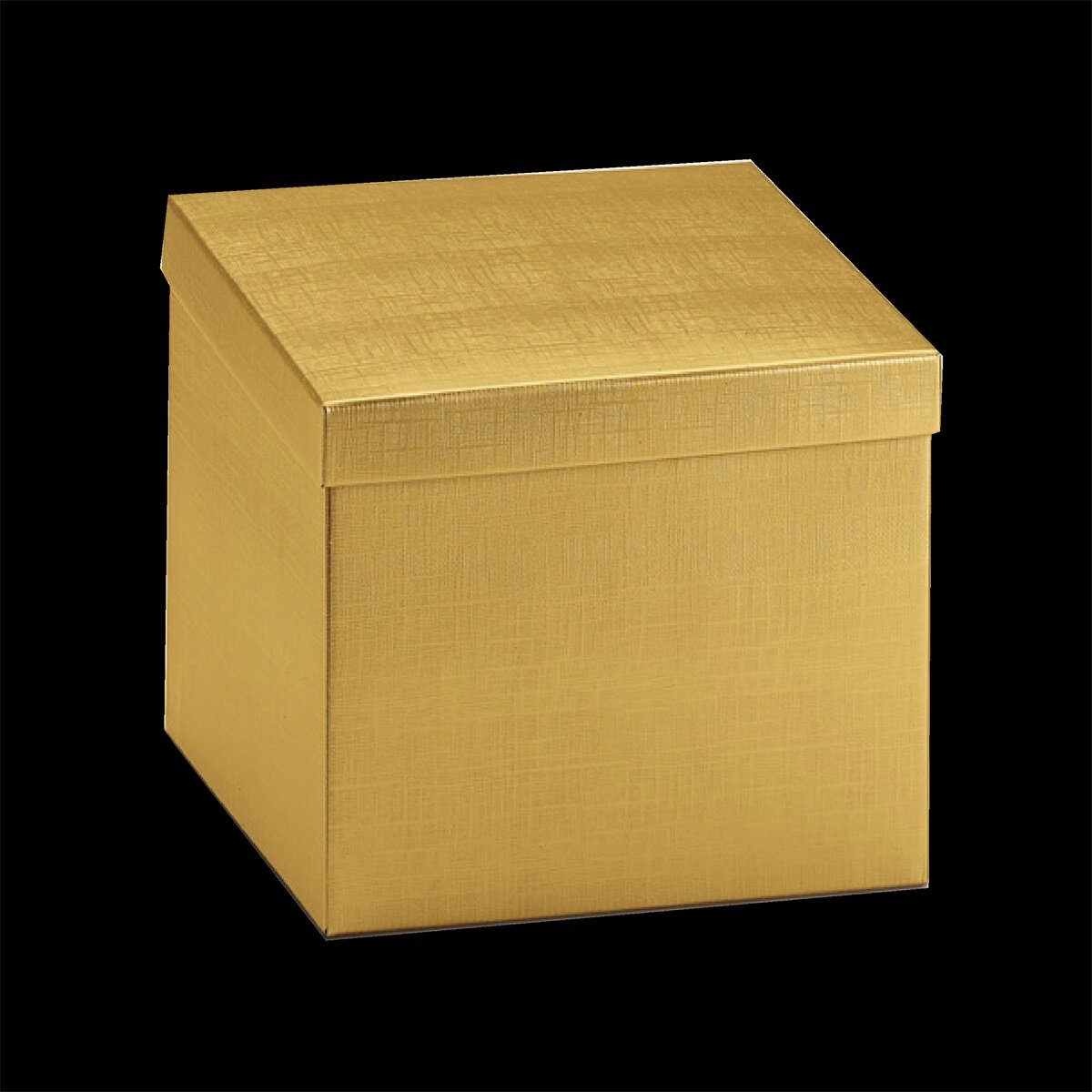 SQUARE GIFTBOX GOLD 20X20X19 X20(35210)